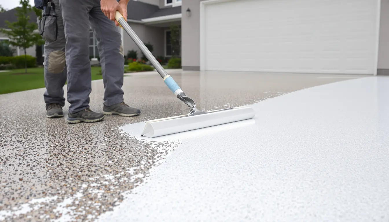 Concrete resurfacing overlay project in Kansas City